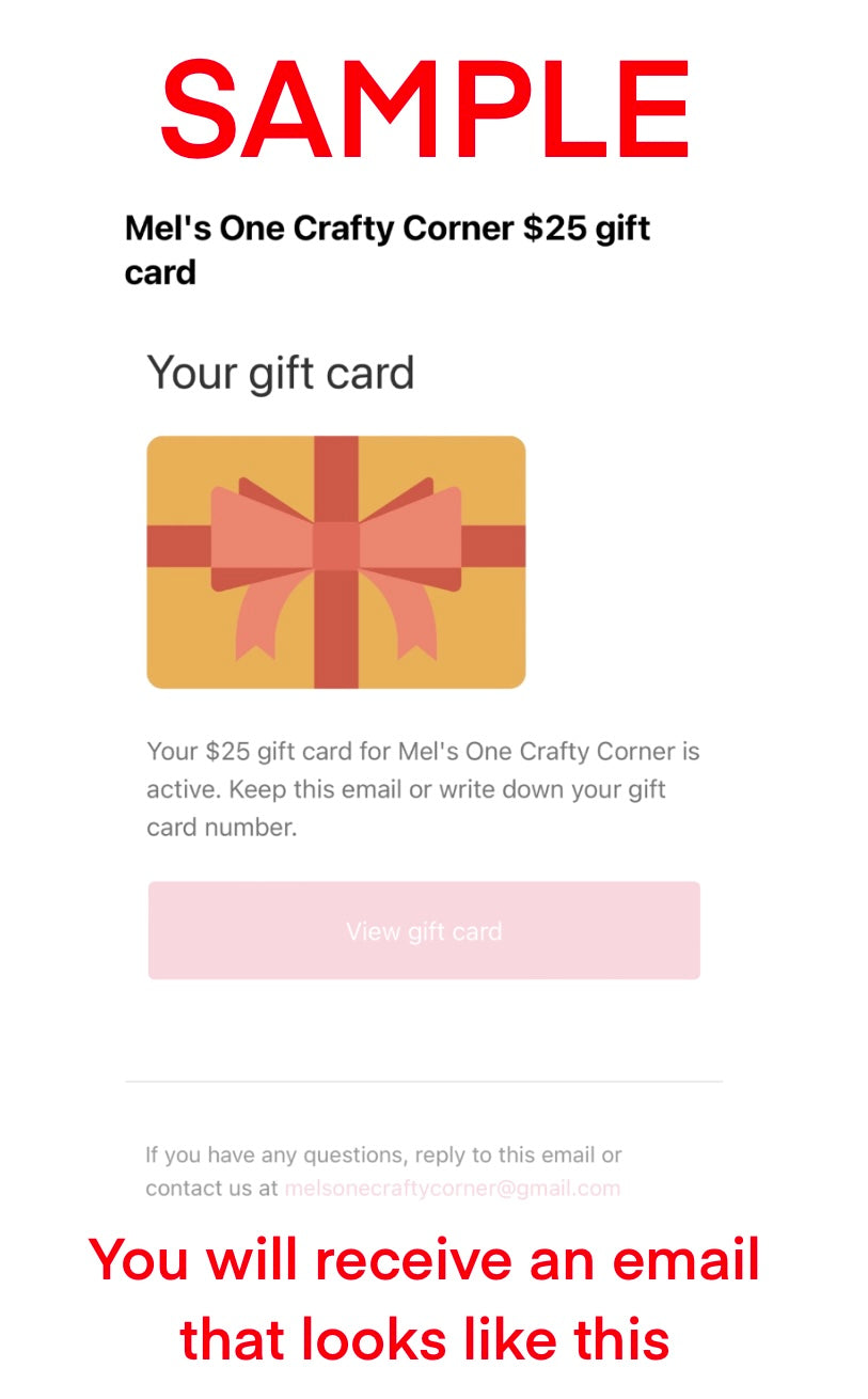 Digital Gift Card