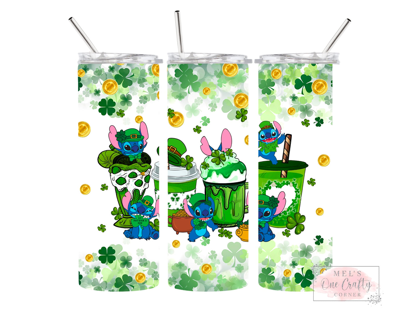 Blue Alien Patty Tumbler