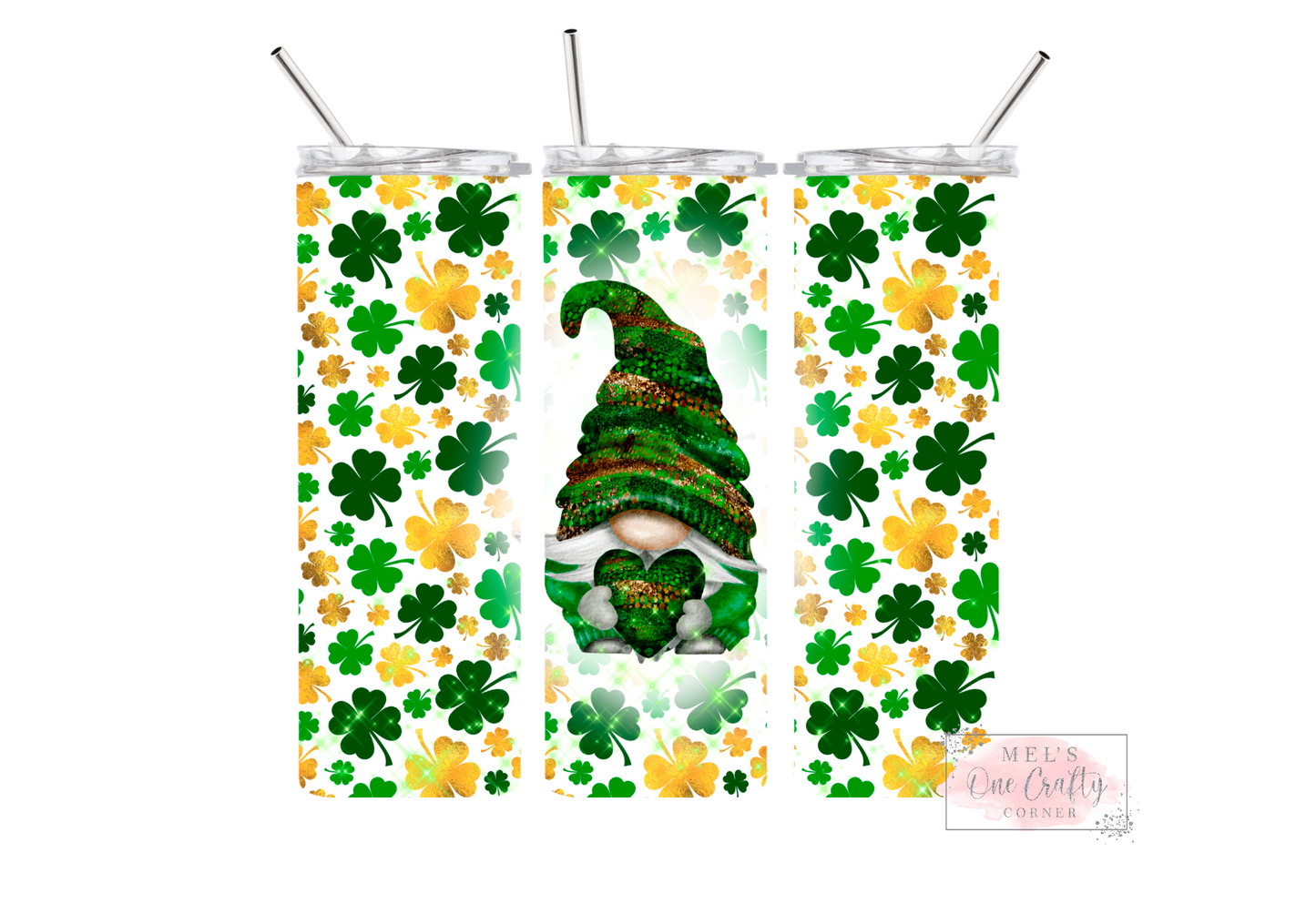 Shamrock Gnomes Tumbler