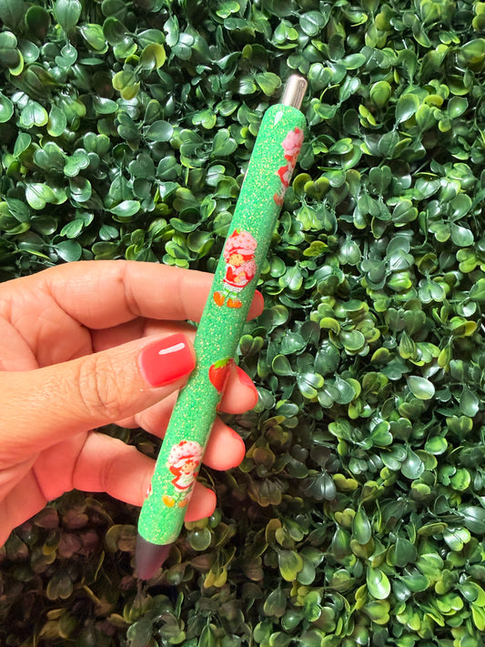 Vintage Strawberry Shortcake Glitter Pen