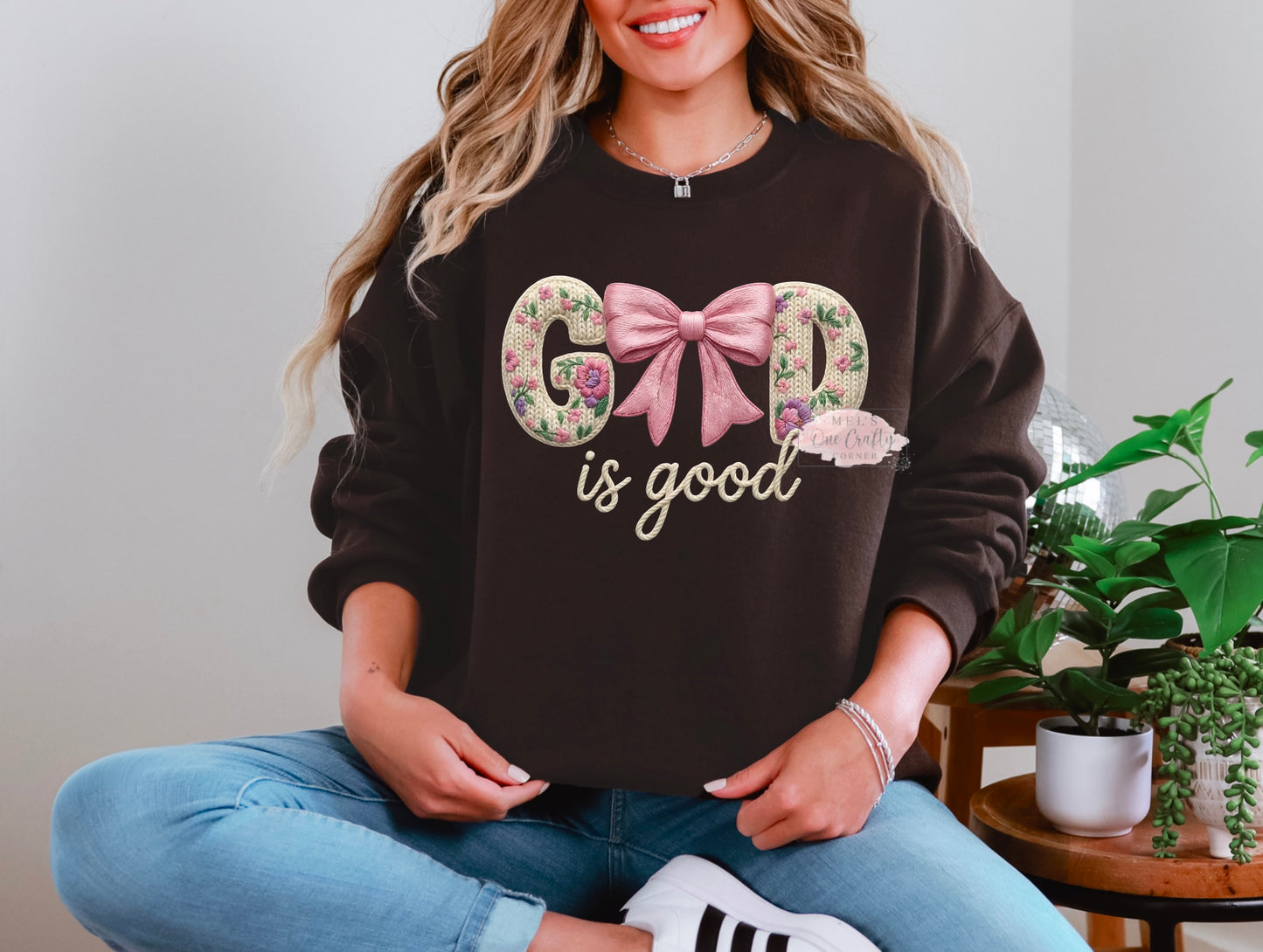 God is Good Crewneck Sweatshirt