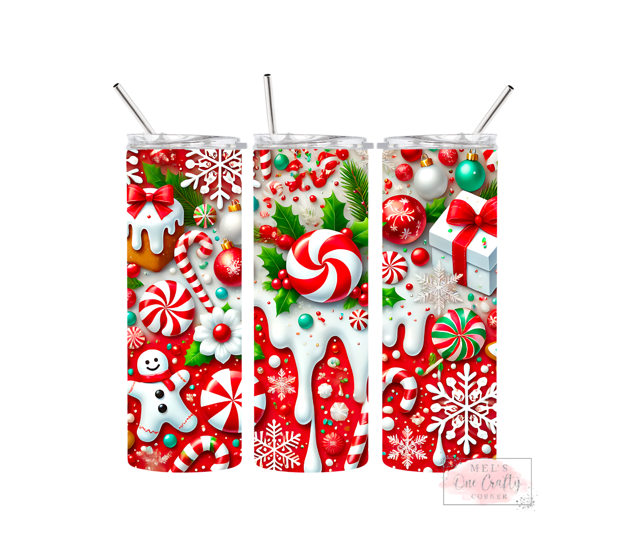 Candy Cane Lane Tumbler