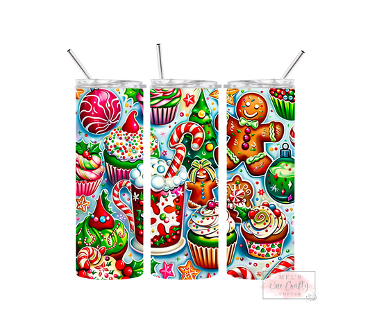 Sublimation Print Tumbler - X-Mas Treats