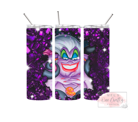 Sublimation Print Tumbler - Purple Villain