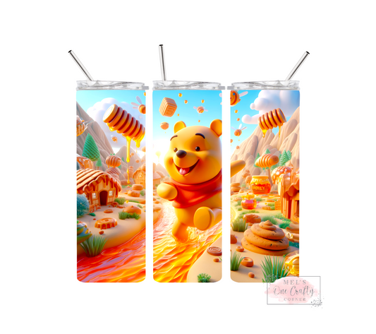 Sublimation Print Tumbler - Pooh Land