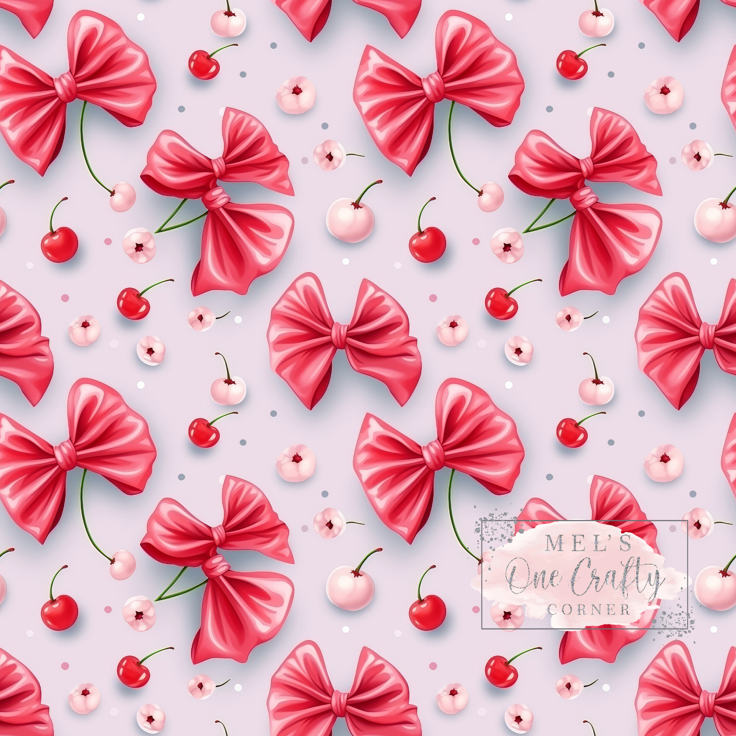 12x12 Vinyl Sheet - Bunch of Cherry Coquettes