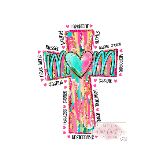 Mom Cross - DTF Transfer