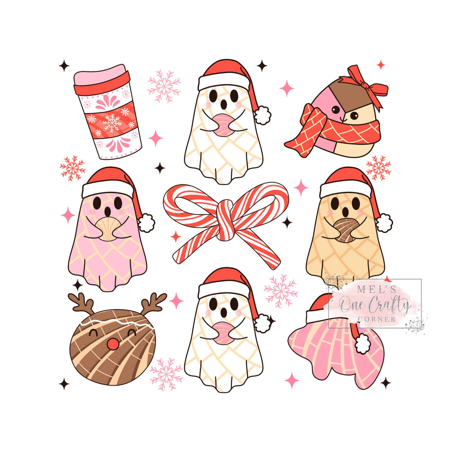 Christmas Concha - DTF Transfer