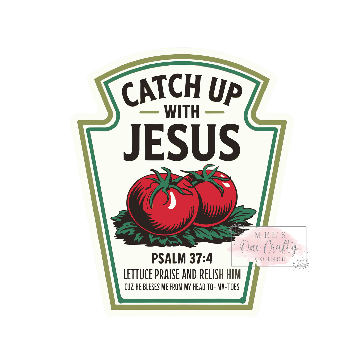 Catch up with Jesus - DTF Transfer