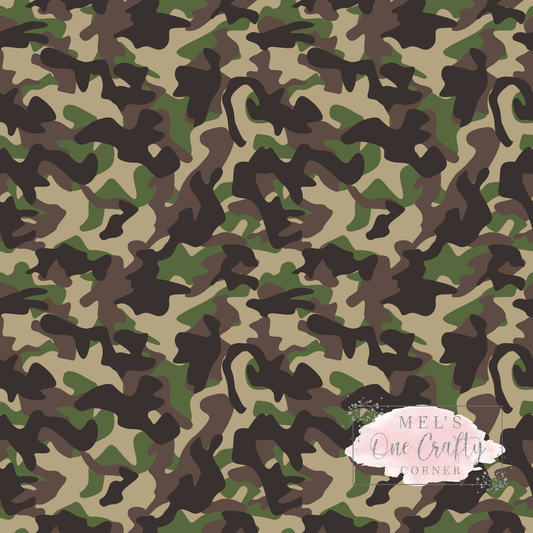 12x12 Vinyl Sheet - Camo