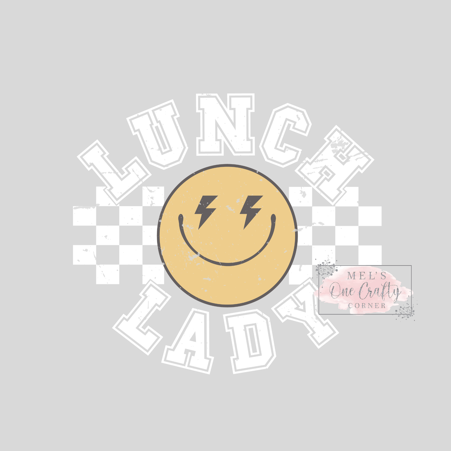 Lunch Lady (retro white) - DTF Transfer