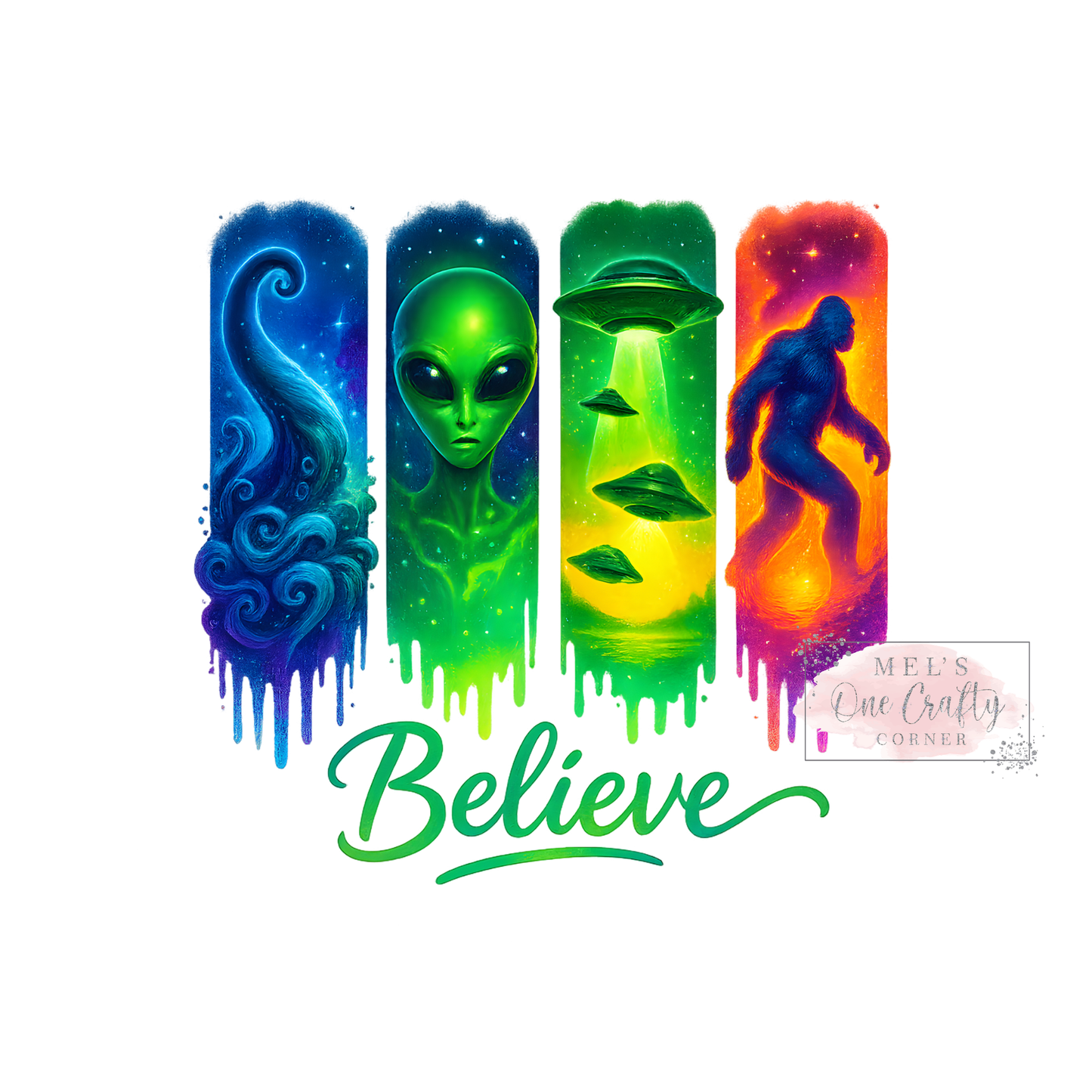 Alien Believe - DTF Transfer