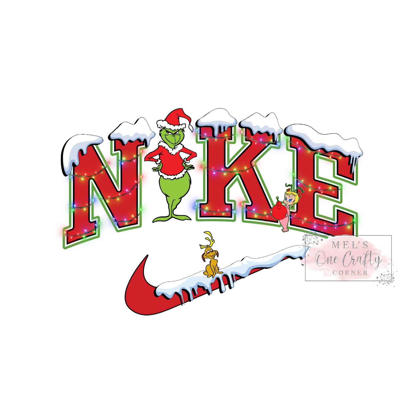 Christmas Swoosh - DTF Transfer
