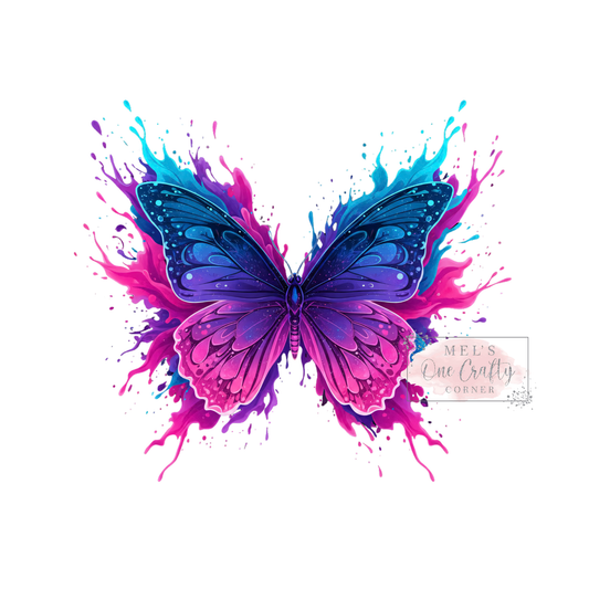 Butterfly Splat - DTF Transfer