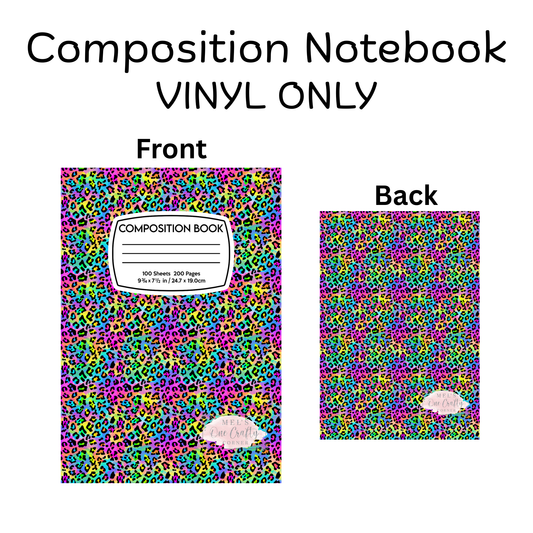 COMPOSITION VINYL - Rainbow Leopard