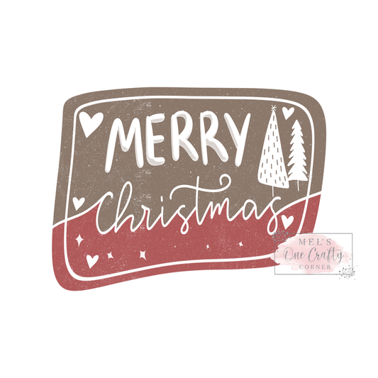 Merry Christmas Boho - DTF Transfer