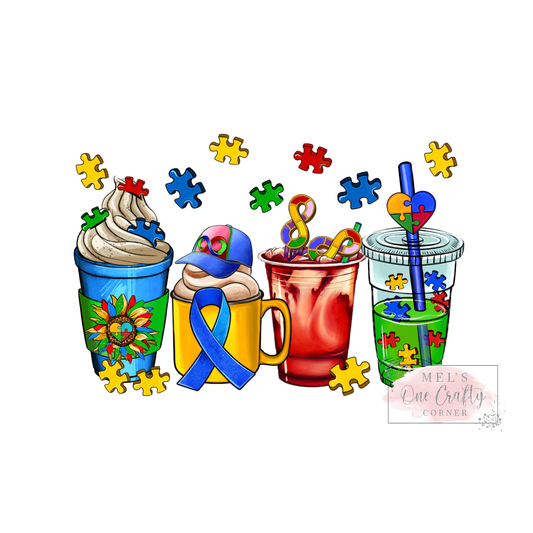 Autism Coffee - DTF Transfer