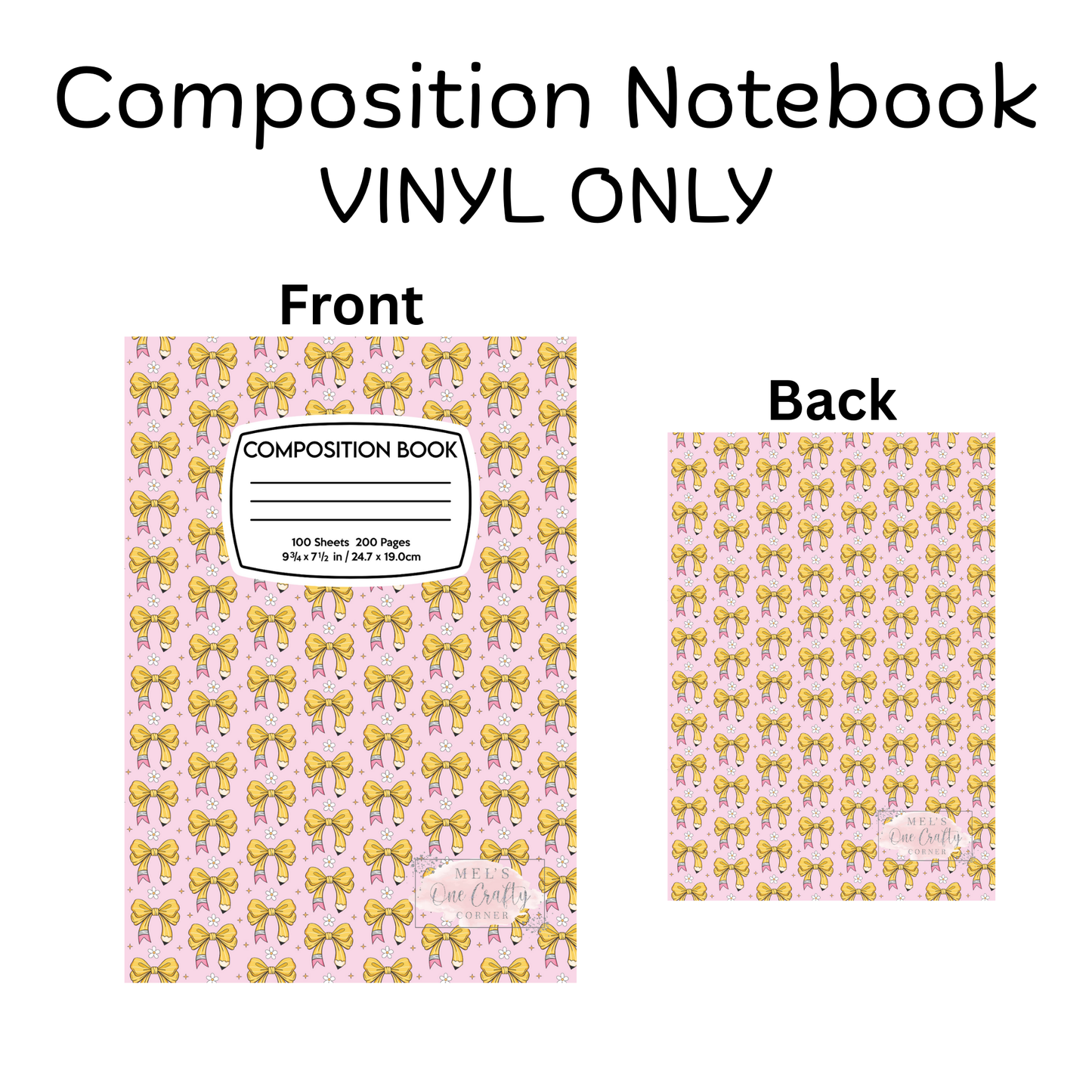 COMPOSITION VINYL - Coquette Pencils