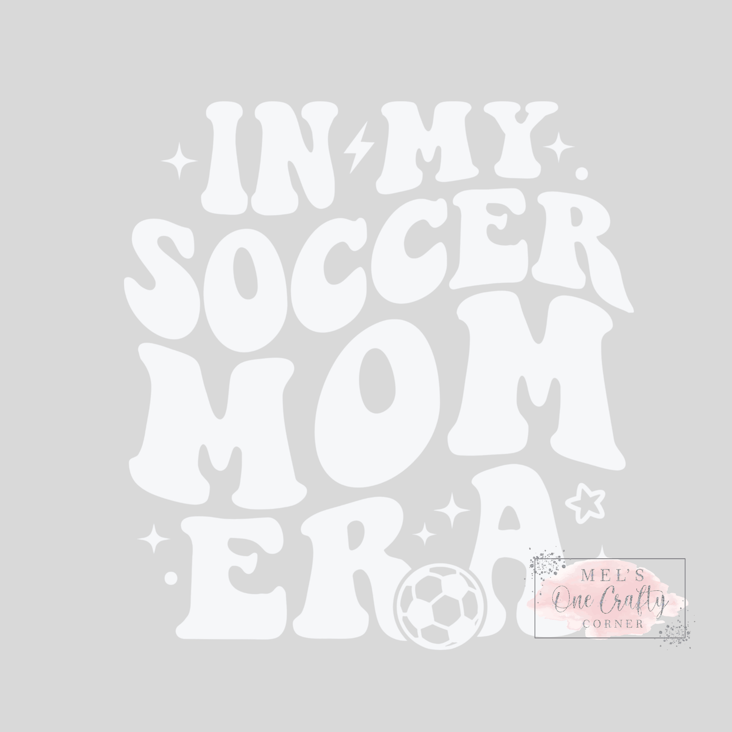 In my soccer era w/pocket (white) - DTF Transfer