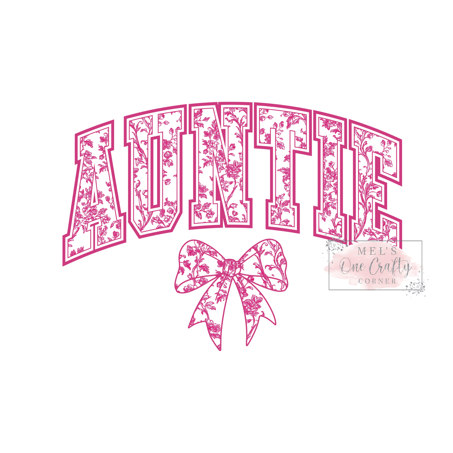 Auntie Coquette (pink) - DTF Transfer