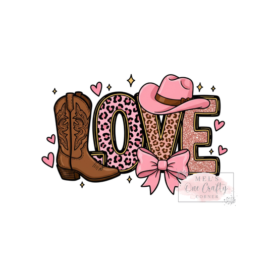 Love Boots - DTF Transfer