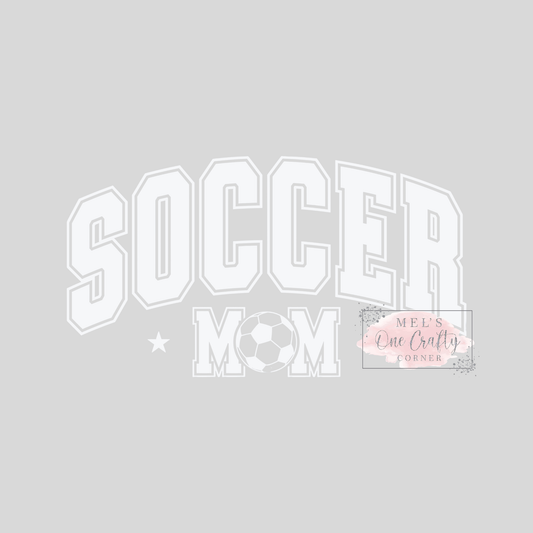 Soccer Mom (white) - DTF Transfer