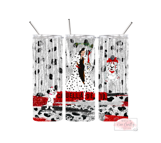 Sublimation Print Tumbler Wrap - Cruela