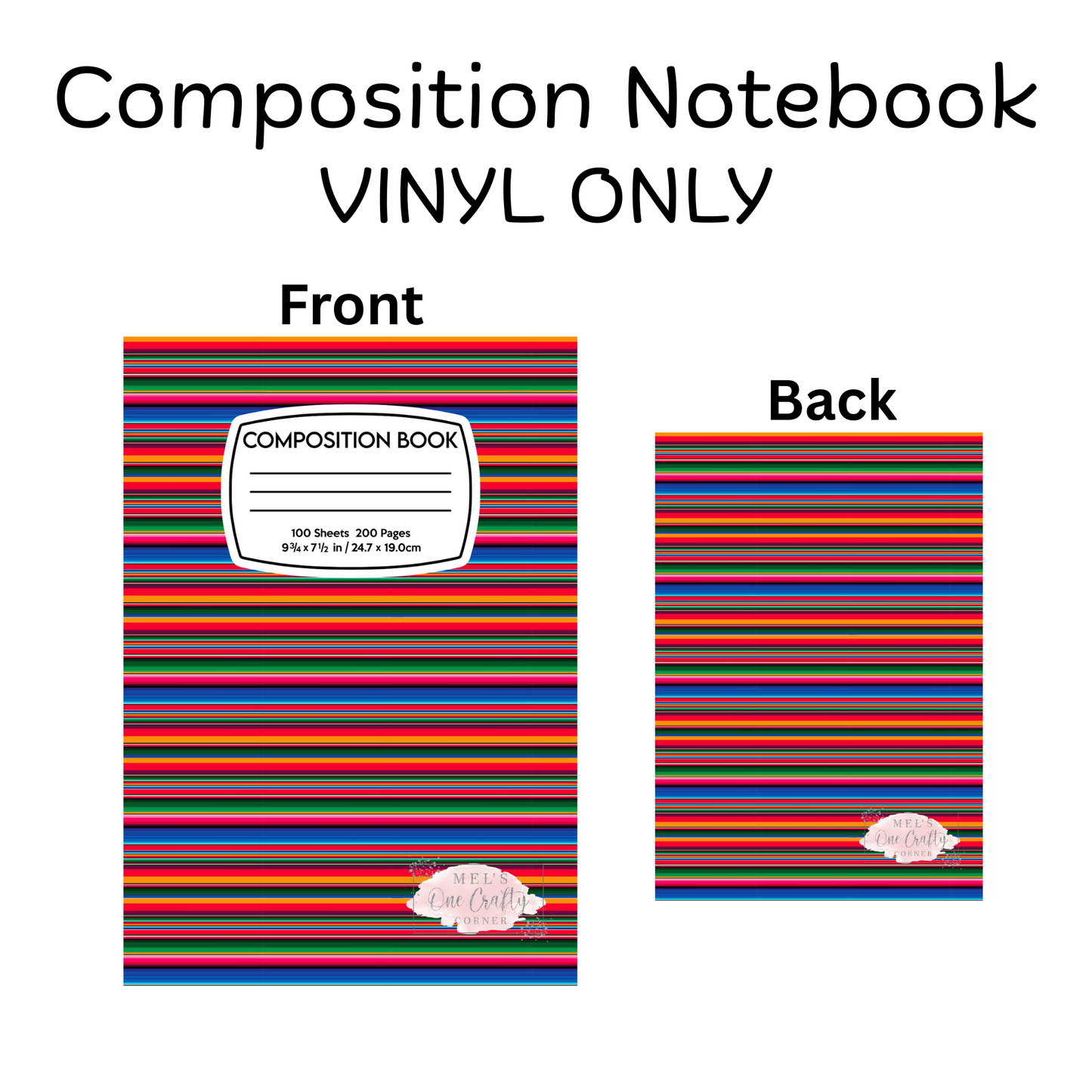 COMPOSITION VINYL - Serape
