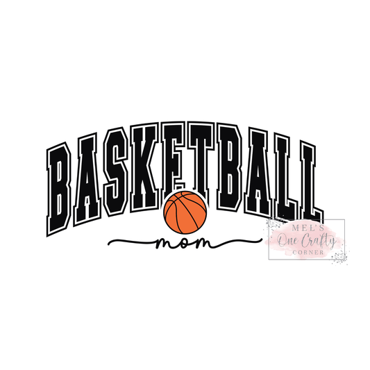 Basketball Mom (black) - DTF Transfer