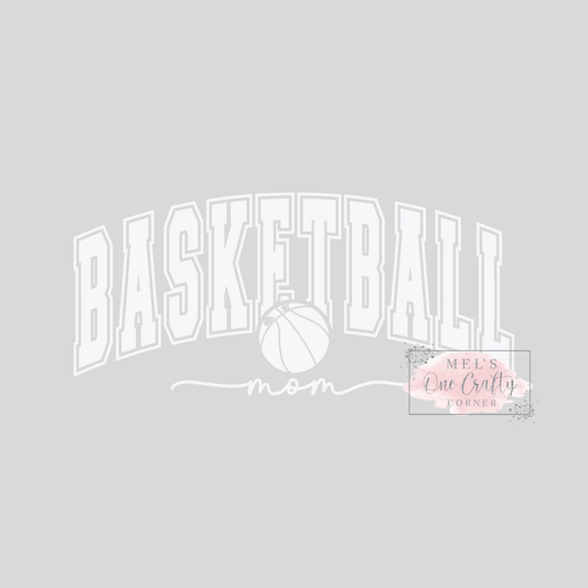 Basketball Mom (white) - DTF Transfer