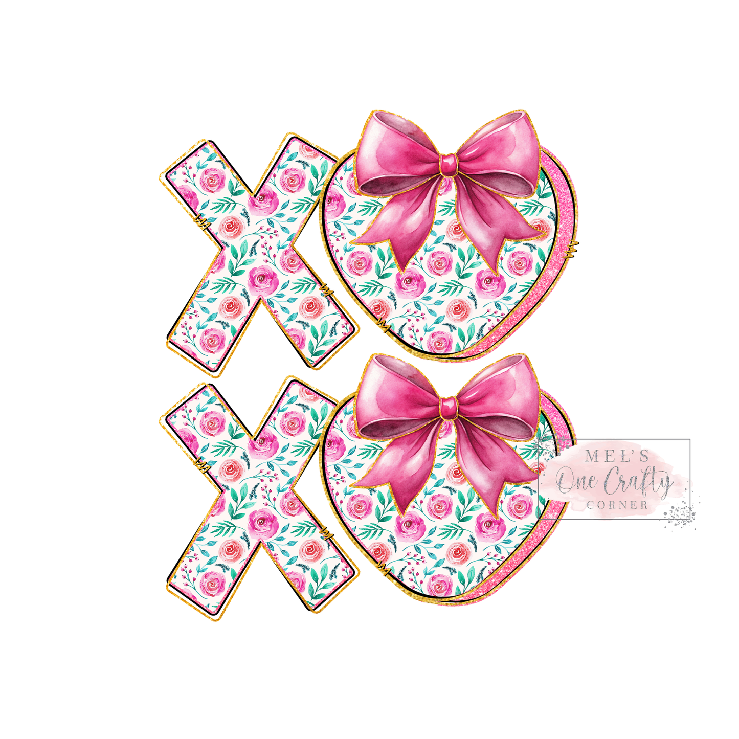 Floral XOXO - DTF Transfer