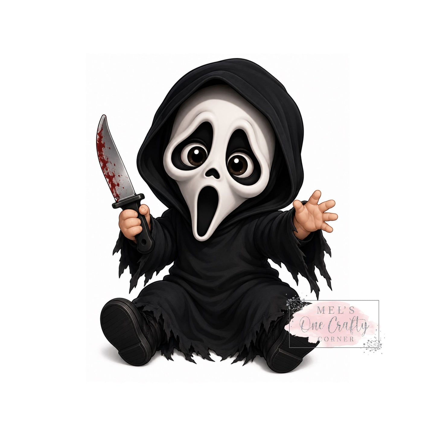 Baby Ghost Face - DTF Transfer