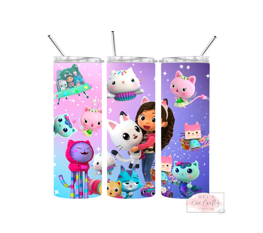 Sublimation Print Tumbler - Gabby 7