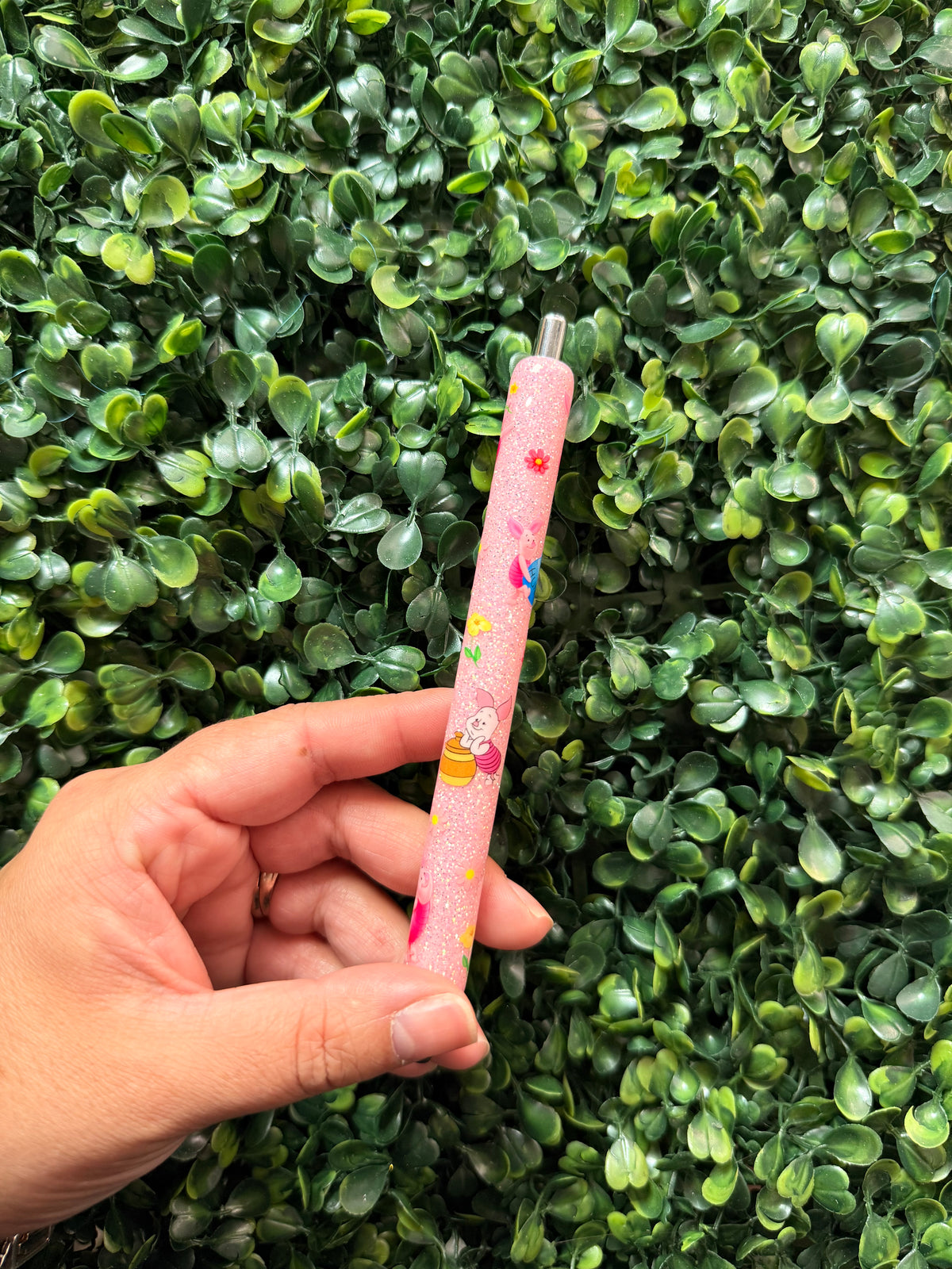 Piglet Glitter Pen