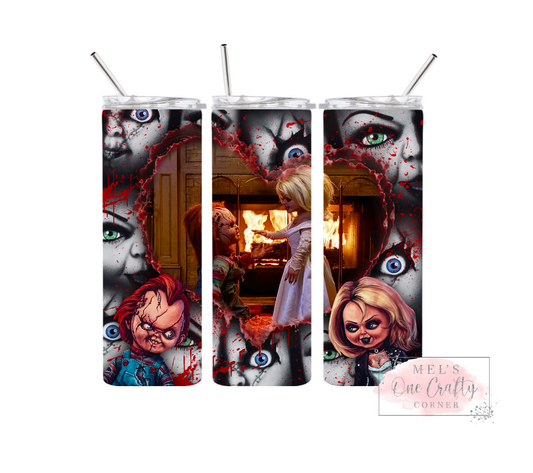 Sublimation Print Tumbler - Chucky Lovers