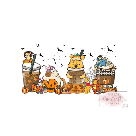Pooh Coffee - DTF Transfer