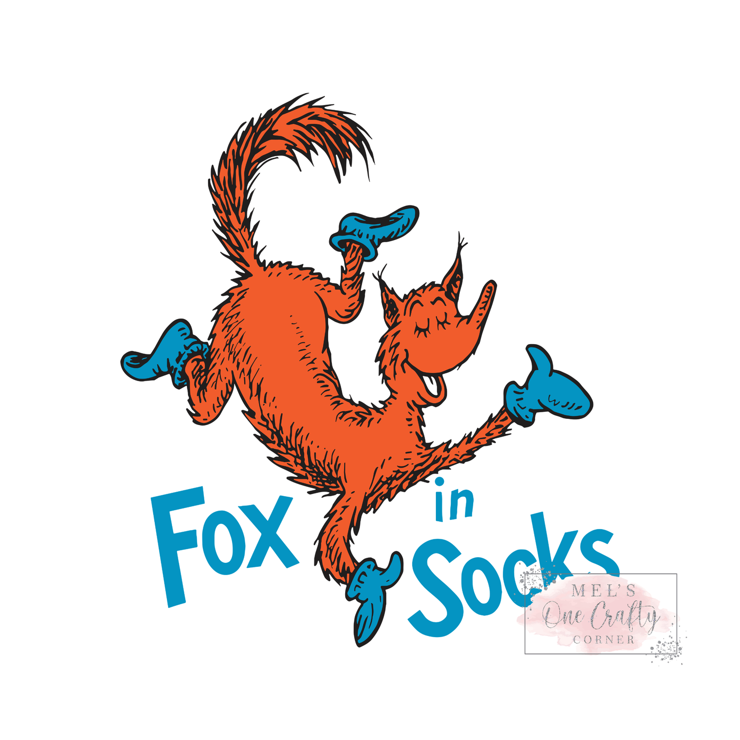 Fox in Socks - DTF Transfer