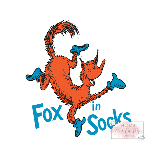 Fox in Socks - DTF Transfer