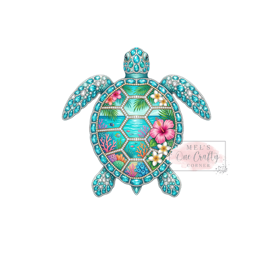 Diamond Turtle - DTF Transfer