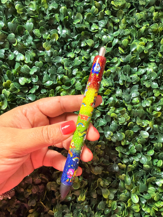 Rainbow Brite Glitter Pen