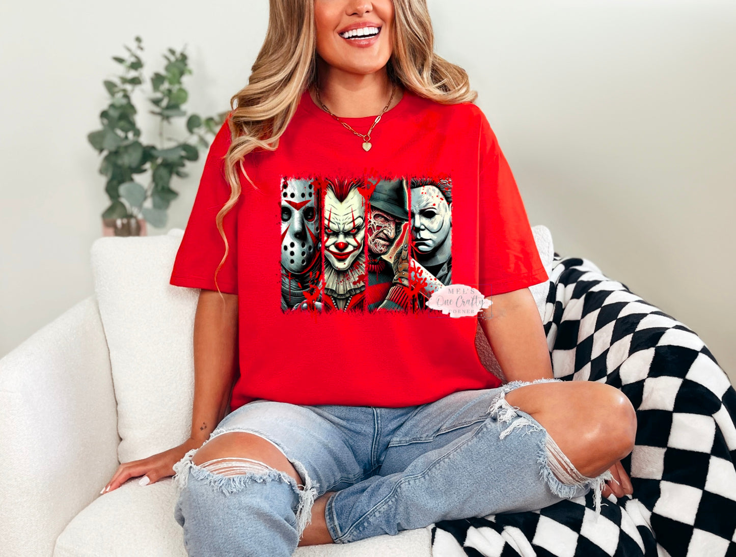 Unisex Halloween Mask Shirt