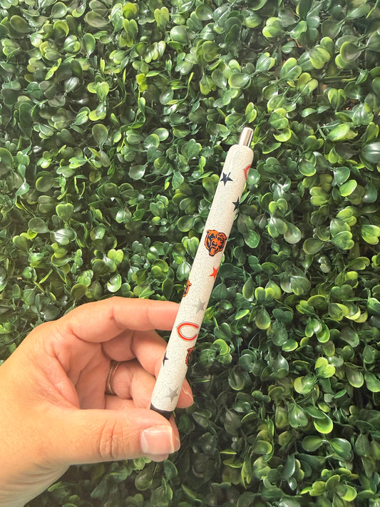 Custom Sports Glitter Pen