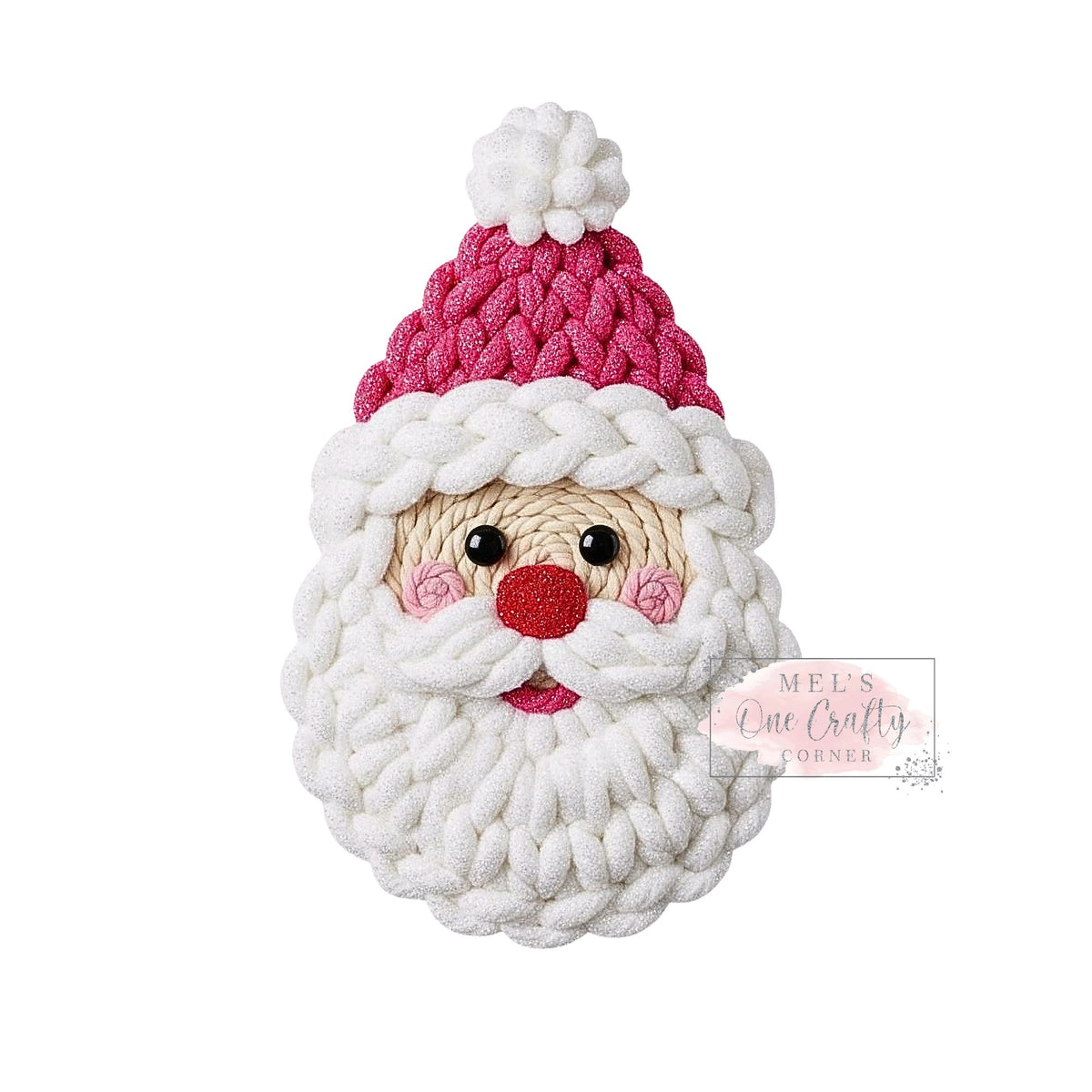 Pink Santa - DTF Transfer