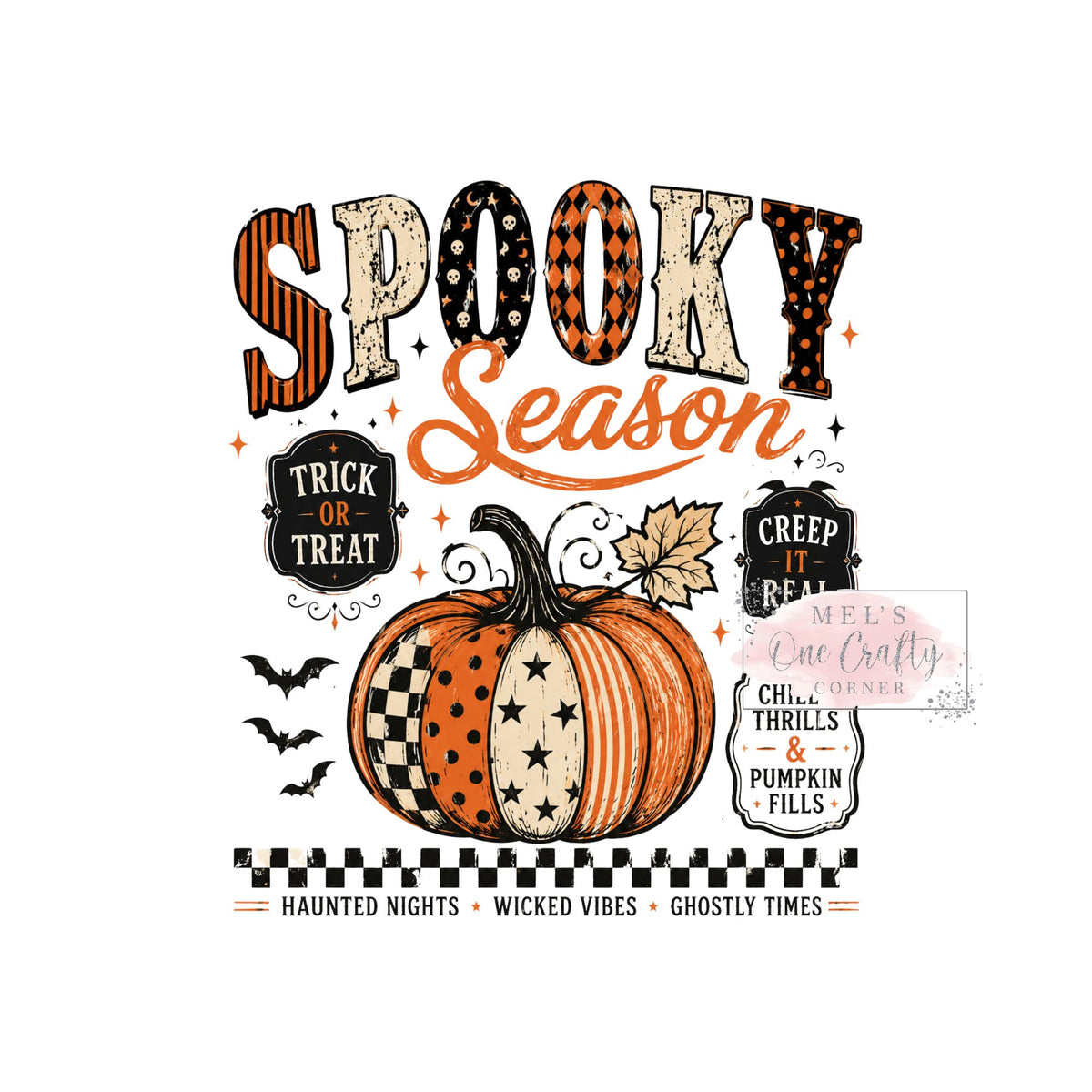 Spooky Pumpkin Season - DTF Transfer