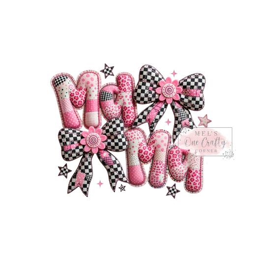 Mama Puff Checker - DTF Transfer