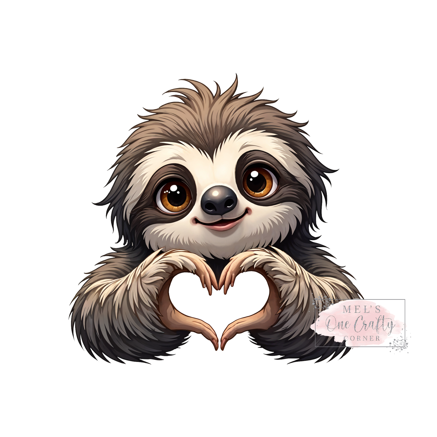 Sloth Heart - DTF Transfer