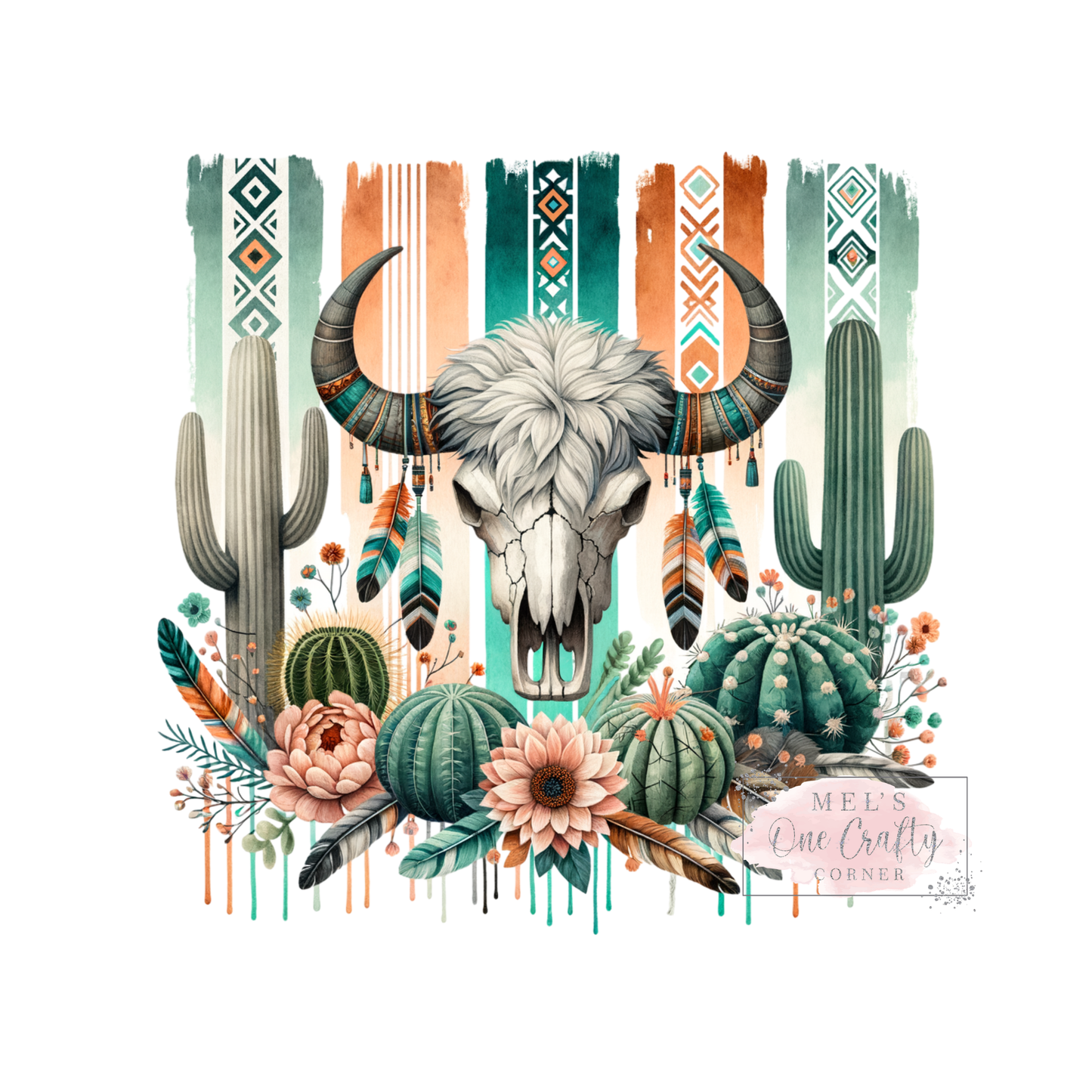 Western Cactus - DTF Transfer