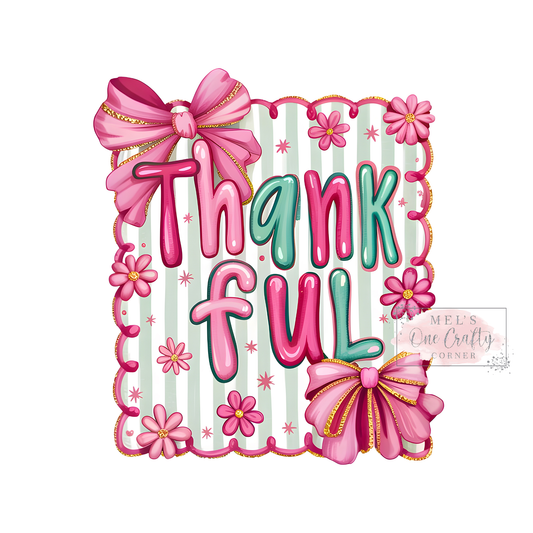 Coquette Thankful - DTF Transfer