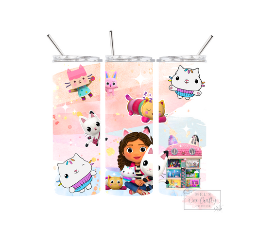 Sublimation Print Tumbler - Gabby 16