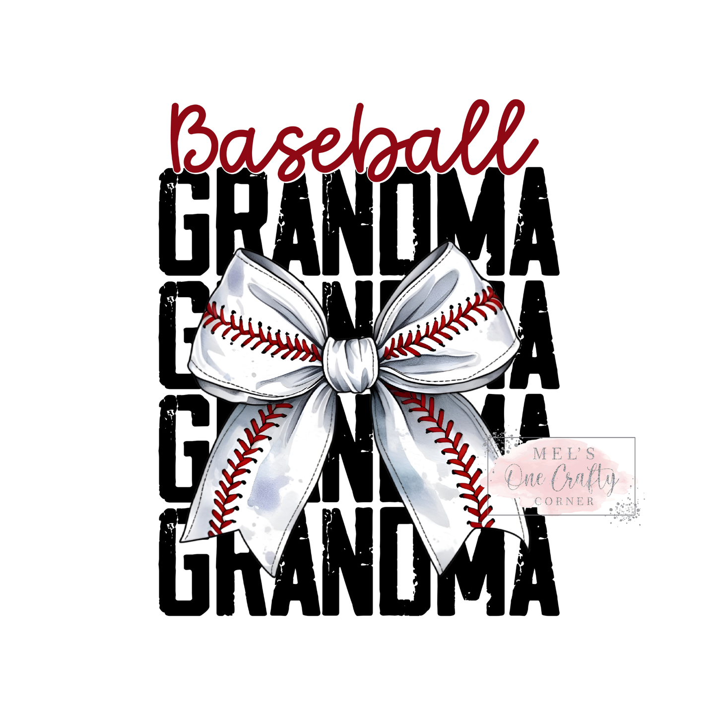 Coquette Baseball Grandma - DTF Transfer
